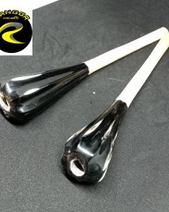 once pipa tanduk sapi kombinasi tulang sapi motif belimbing m91