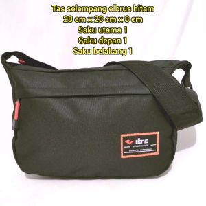 Tas Selempang Casual Pria Wanita Elbrus Multi Fungsi Model Geko Terbaru