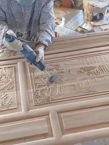 1pcs 6mm Nylon Wheel Brush Buff WOODWORK Furniture Grind Flower Head Abrasive Grinding Wheel Polishing Mahogany Finish