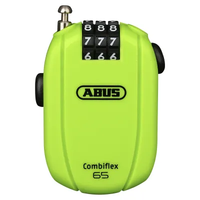 ABUS | Bicycle Steel Cable Combination Lock for Helmet Bike Bag Luggage Backpack and Skateboard