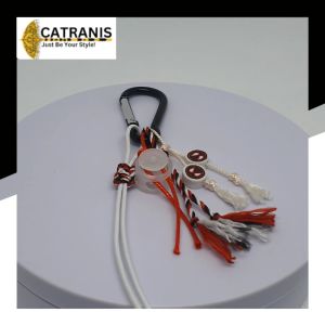 CATRANIS BAG CHARM Macrame Keychain Carabiner KARAKTER SPIDERMAN Tali Tas Aksesoris / GANTUNGAN TAS
