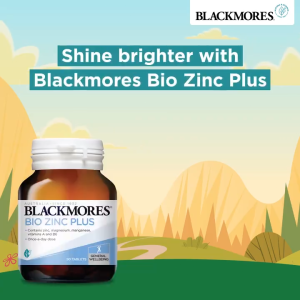 Blackmores Bio Zinc Plus 90 TabletsHolistic Wellness from Skin to ImmuneSystem