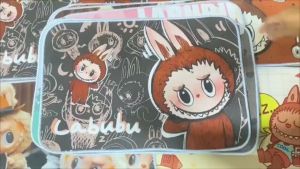 Thảm lau chân labubu thảm chùi chân siêu xinh thấm hút nước tốt chống trơn trượt 40x60cm