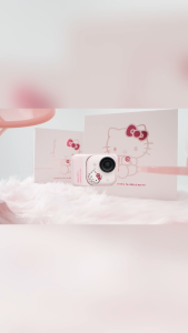 Insta360 GO Ultra Hello Kitty Edition 4K POV Wearable Action Camera with AI for Vlogging & Travel