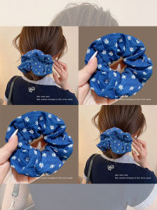 NING ZHOU | Korean Style Blue Floral Headband