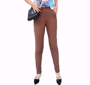 #กางเกงขายาว สำหรับผู้หญิง ผ้าดีใส่สบายราคาพิเศษ+เก็บเงินปลายทาง #ผ้ายืดเกาหลี ผ้านิ่ม ใส่ทำงานได้ มีกระเป๋าข้างตกแต่งด้วยกระดุมและกระเป๋าหลัง ผ้าไม่ขึ้นขุย ใส่ได้นาน