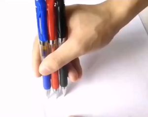DAVU 5 PCS Press the neutral pen Students use the stationery writing pen to press the subwarhead 0.5mm office signature pen wholesale