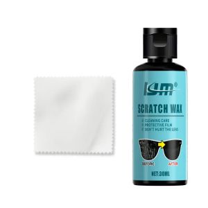 Eyeglass and Lens Scratch Repair Kit - Professional Polishing Solution for Car Mirrors Glasses and Camera Lenses