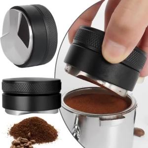 Dụng Cụ Phân Phối Cà Phê Espresso Có Thể Điều Chỉnh Kích Thước 51/53/58mm Ba Mặt Nghiêng Phụ Kiện Pha Cà Phê