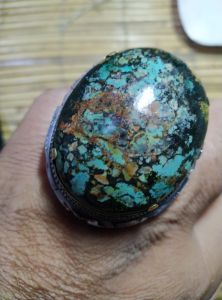 Batu Pirus Persia Lawas Natural  Unik dan Antik