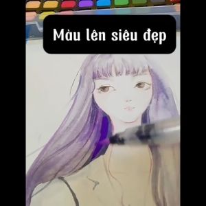 Màu nước nén kèm màu nhũ 48/60/72/96 đa dạng siêu dễ dùng cho người mới bắt đầu