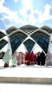 SOFIA SERIES: Mukena Anak Perempuan Tanggung 5-12 Tahun & Mukena Polos Bordir Santorini 3in1