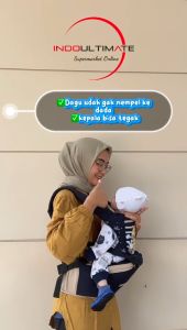 Gendongan Hipseat Bayi BABY STAR 7in1 Dengan Topi Gendongan Depan Baby Carrier 7 Posisi Model Terbaru GBS-100 Gendongan Bayi Samping Multifungsi Instan Gendongan Anti Pegal