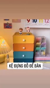 Hộp đựng đồ để bàn màu giá ngăn kéo nhiều tầng kết hợp mới kệ đựng mỹ phẩm -LUMBL