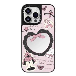 Adorable Cat Butterfly Knot Phone Case for Apple 15Pro Max iPhone 14 High-End Feel 13Pro Suitable for Men And Women