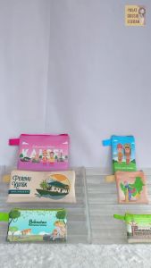 Kalimantan Selatan Dompet Souvenir Oleh Oleh Mini Wallet Negara Dompet Panjang Pouch Mouse Pad