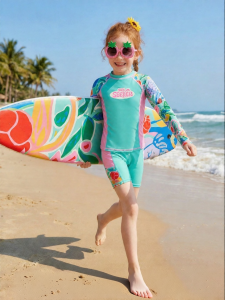PPTOWN | Sunscreen Quick Drying Girls Swimsuit