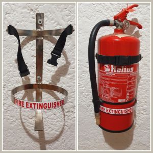 Fire Extinguisher Wall Mount Bracket Pure Stainless