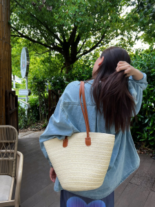 Where to Go and Where to Carry the Big Bag ~ Super Large Capacity Summer Easiest for Match Straw Tote Bag Vacation Beach Bag Women