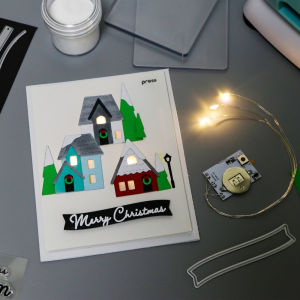 Halo Lights & Easy Lights for Making Light-Up Cards Self-Adhesive Light-Up Units with Warm White LEDs Foam Sheet Strips