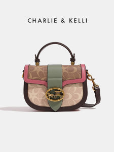 CHARLIE & KELLI | Classic Pattern Womens Saddle Bag