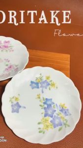 N0RITAKE 100%New - Flowers - Combo 02 Dĩa Bánh/ Dĩa Lót Hoa 15cm