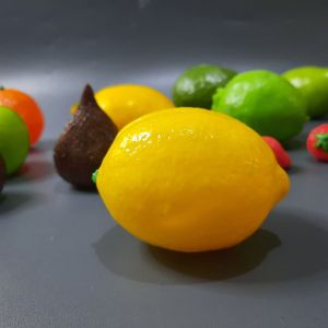 REPLIKA BUAH LEMON  (1pcs) / LEMON PALSU / BUAH LEMON / LEMON PAJANGAN