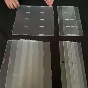 Multi-layer Flip-top Acrylic Display Case Storage Box for LEGO Action Figures Building Block Car Model Blind Box Organizer