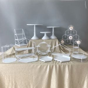 ชั้นวางของตกแต่งงานแต่งงานสีขาว ชั้นวางของตกแต่งวันเกิด ชั้นวางของตกแต่งขนมเย็น ชั้นวางของตกแต่งชาบ่าย ชั้นวางของตกแต่งงานเล็กๆ ชั้นวางของตกแต่งสไตล์ยุโรป