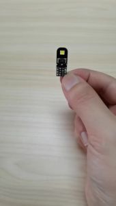 MODIFIKASIMARKET - LAMPU LED T10 W5W CANBUS BLACK 2 SISI ERROR FREE SUPER BRIGHT