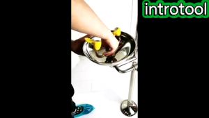 Composite Emergency Shower Eyewash 304 Stainless Steel Mounted Factory Inspection Vertical Double Eye Washing Shower Set