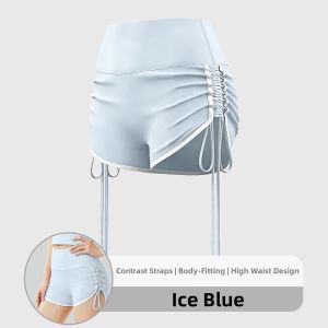 Mooti | Quick-dry Running Training Drawstring Elastic Waist High-waist Buttocks Lifting Shorts
