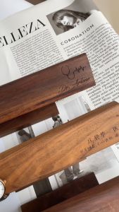 Customised Wooden Watch Holder · Jewellery Holder | Walnut Wood