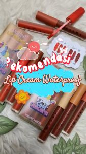 COD/ Lip Cream Sasimi Make Up Cool Unicorn Velvet Matte Per Kotak/ Lipcream cantik Waterproof isi 3Pcs/ Jingga Beautyshop/ Ecer dan Grosir