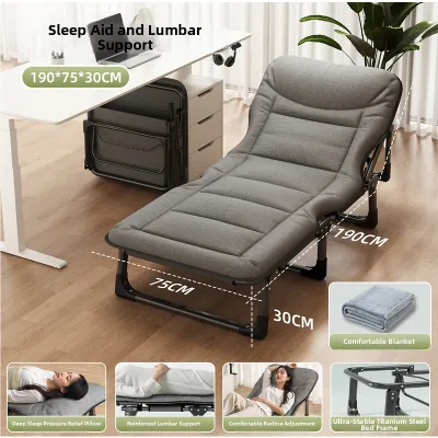FWTDF | Portable Folding Bed for Office and Home Use Single Bed