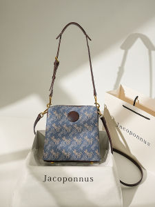 Birthday Gift Genuine Leather Bucket Bag Womens High-End Large Capacity Unique Tote Bag Luxury Hobo Bag for Girlfriend