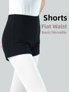 Girls Dance Pants Childrens Ballet Training Shorts High Waist Flat Angle Summer Gymnastics Shape Three-Quarter Length Trousers