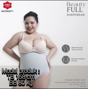 SOREX CORSET 13192 EXTRA SIZE SHAPEWEAR COLLECTION - KORSET PELANGSING DENGAN TULANG