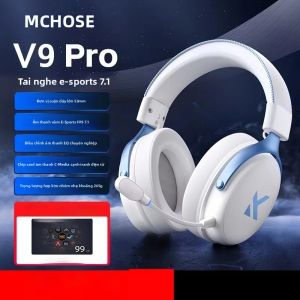MCHOSE | Tai Nghe Bluetooth Không Dây MCHOSE V9 Pro Có Micrô Khử Tiếng Ồn Dành Cho Văn Phòng Và Chơi Game - Âm Thanh Sống Động Độ Trễ Thấp