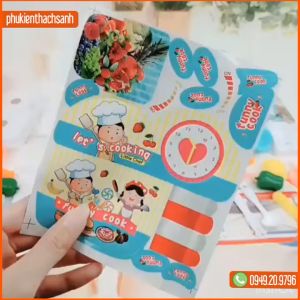 Bộ đồ chơi nấu ăn Bộ nấu ăn cho bé 22 món kèm bàn bếp và tủ bếp bằng nhựa nguyên sinh ABS an toàn - phukienthachsanh TS299