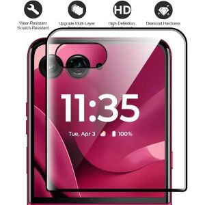 1-3pcs 3D Curved 9H Tempered Glass for Moto Razr 50 60 Ultra Plus 2024 2025 Outter Screen Protector Full Cover Film Anti-Scratch