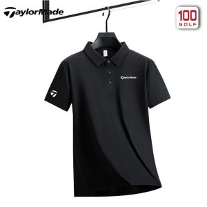 Taylormade Taylormade Golf Clothing Short-Sleeved T-Shirt Men Casual Sports Quick-Drying Breathable polo Shirt