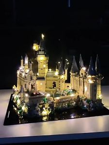 Childrens Block set Castle Harry Hogwarts Castle includes Light Strip block toy home decor gifts