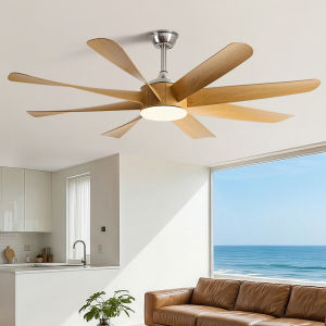 KAIRUI | Living Room Ceiling Fan Light 8 Blades 60 Inch