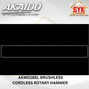 SYK Akaido AKMD28BL Brushless Cordless 2 in 1 Rotary Hammer Battery Concrete Drilling Mesin Bateri Gerudi