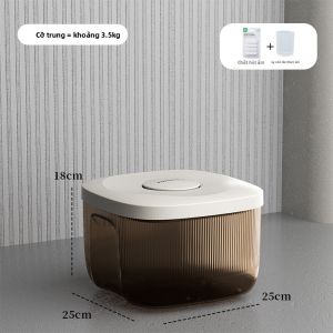 POPOCOLA | Thùng Lưu Trữ Thức Ăn Cho Thú Cưng Chống Ẩm và Chặn Ánh Sáng 10 lbs