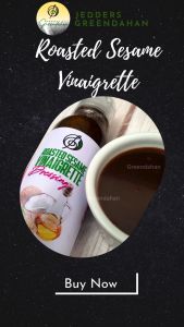 Greendahan KETO DRESSING Roasted Sesame Vinaigrette 150ml - Diabetic Friendly No Sugar Added