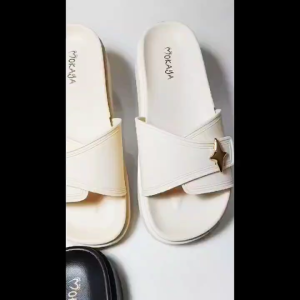 Sandal Slop Wedges Jelly Karet Plain Mainan Bintang MKY V211-0031 36-41