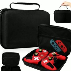 Portable Travel Pouch For PS5 Dual Controllers Carrying Bag For PS5/PS4/Switch Pro/Xbox Series Gamepad Hard Storage Case
