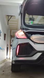 Đèn Hậu Đa Chức Năng LED Honda Civic 2016-2021 Đèn Sương Mù Đèn Phanh Đèn Phản Quang Màu Đen Chất Liệu ABS/LED Phụ Kiện Ô Tô